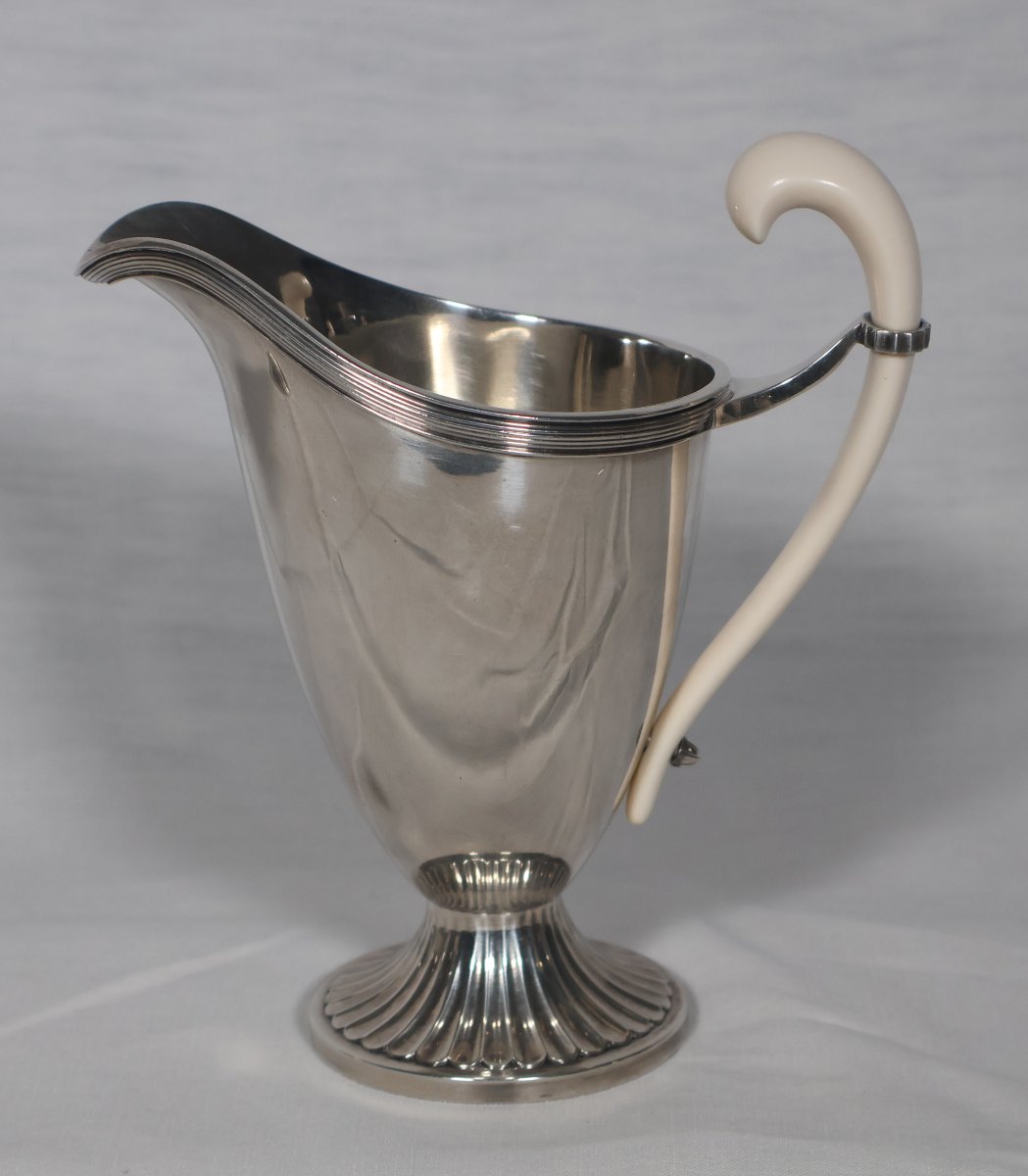 Sivar Art Deco-era Silver-plated Metal Tea And Coffee Set -photo-6