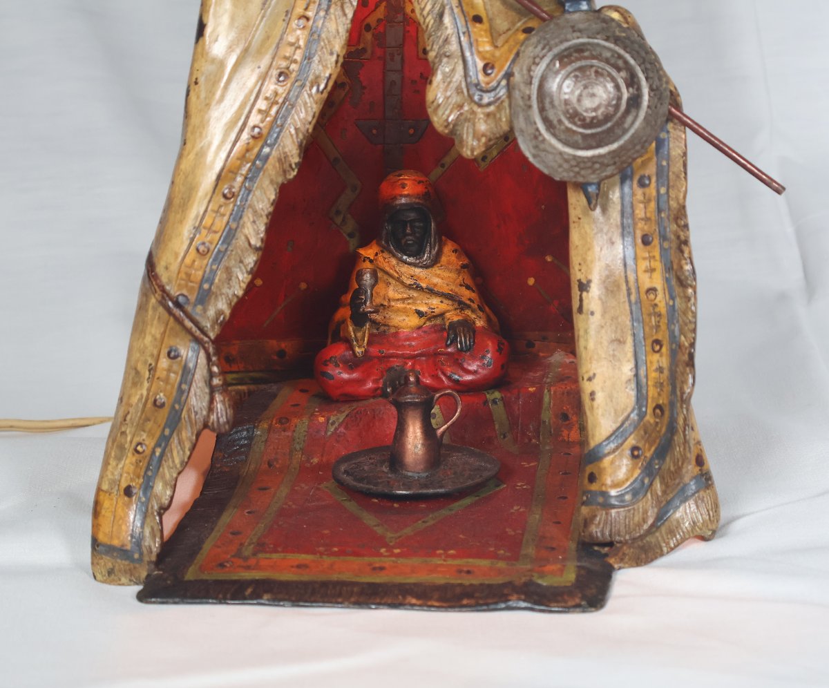 Tente de Bédouin Franz Xaver Bergmann début XXe-photo-2