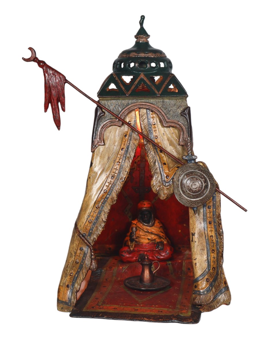 Tente de Bédouin Franz Xaver Bergmann début XXe
