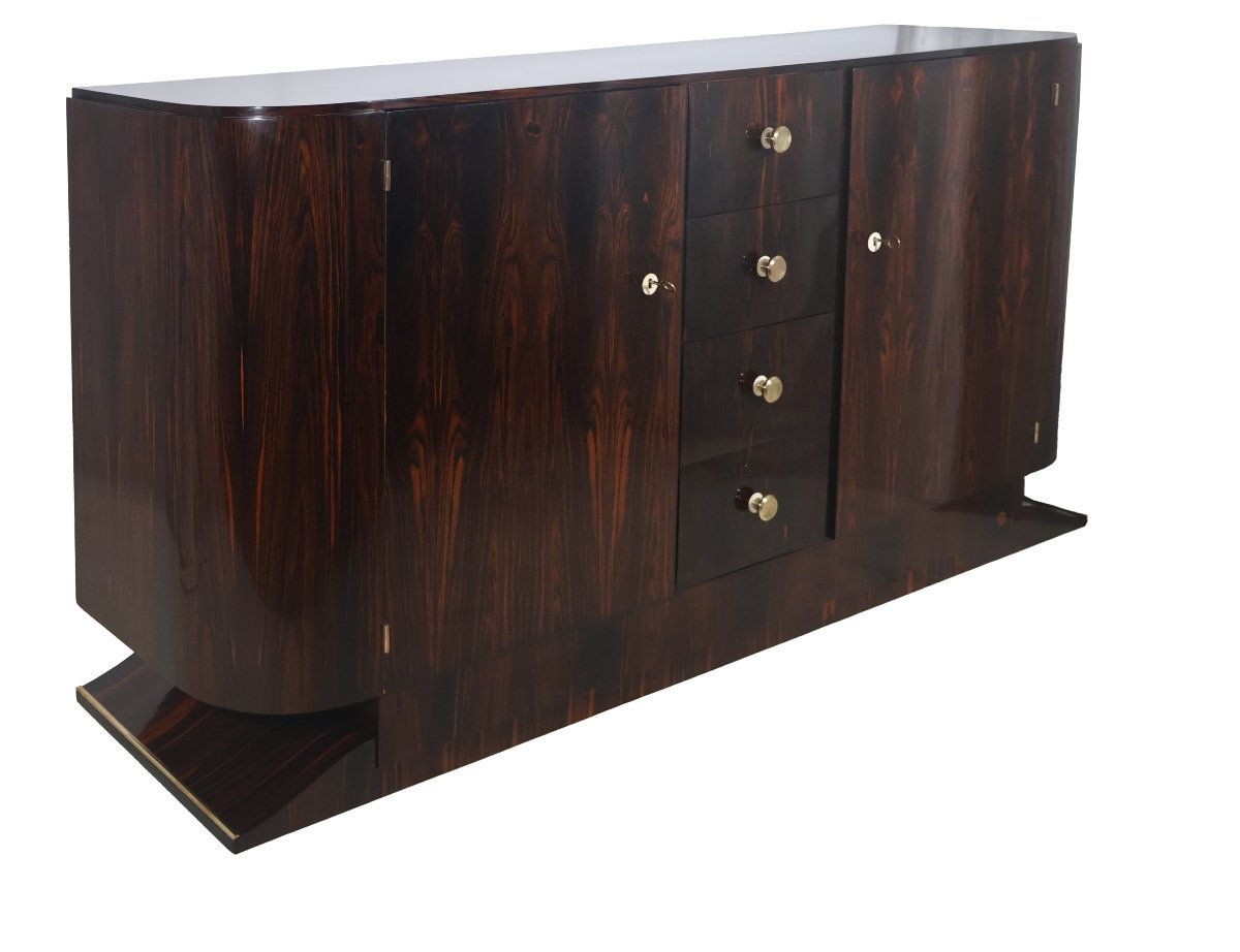 Art Deco-era Macassar Ebony Sideboard-photo-3