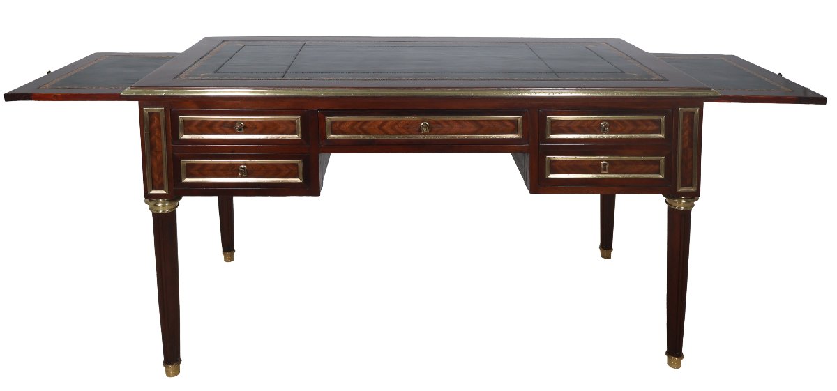 Louis XVI-style Pull-out Tray, Late 19th Century, Bureau De Siècle-photo-2