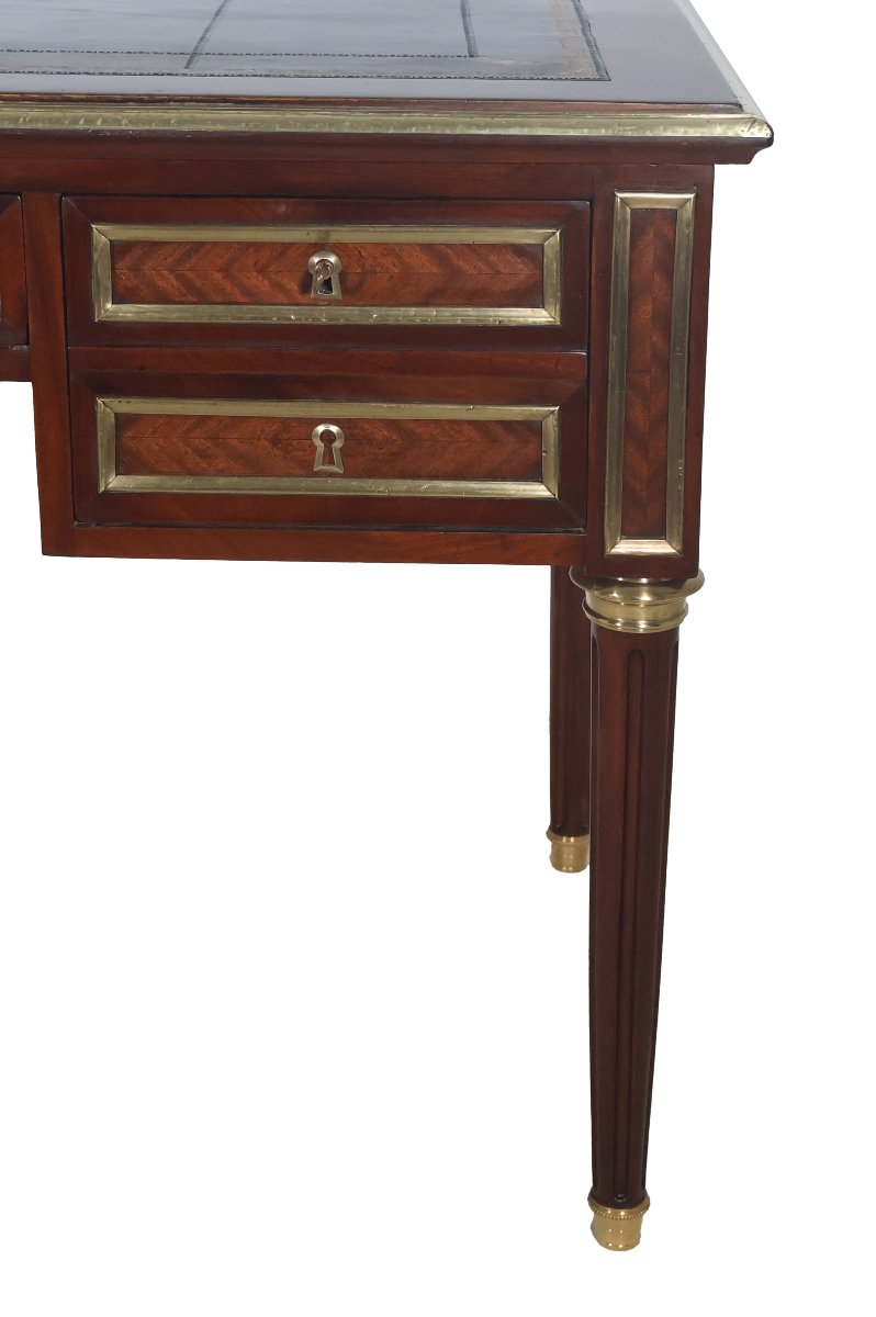 Louis XVI-style Pull-out Tray, Late 19th Century, Bureau De Siècle-photo-4
