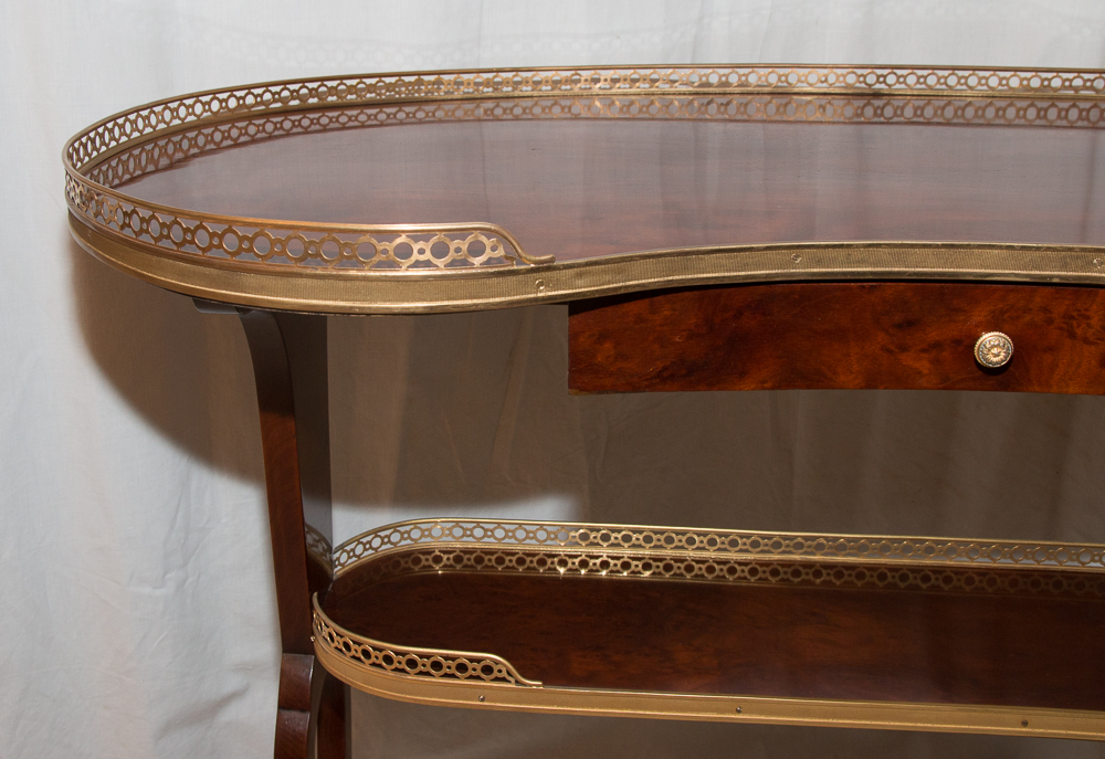Table rognon En Acajou Style Louis XVI Fin 19ème-photo-4