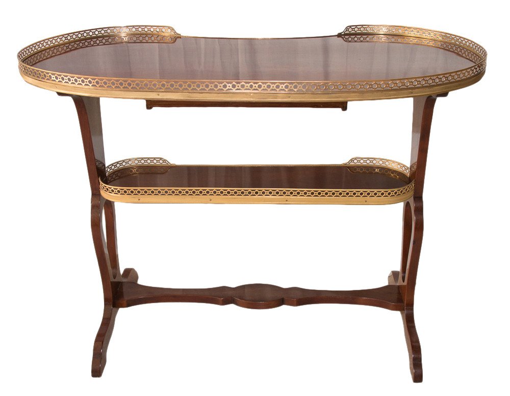 Table rognon En Acajou Style Louis XVI Fin 19ème-photo-1