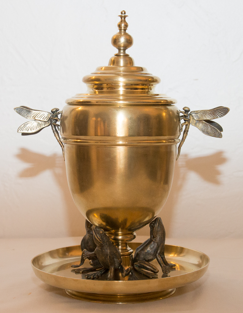 Coupe En Bronze Doré Signée "Maison Alphonse Giroux" 1870-photo-2