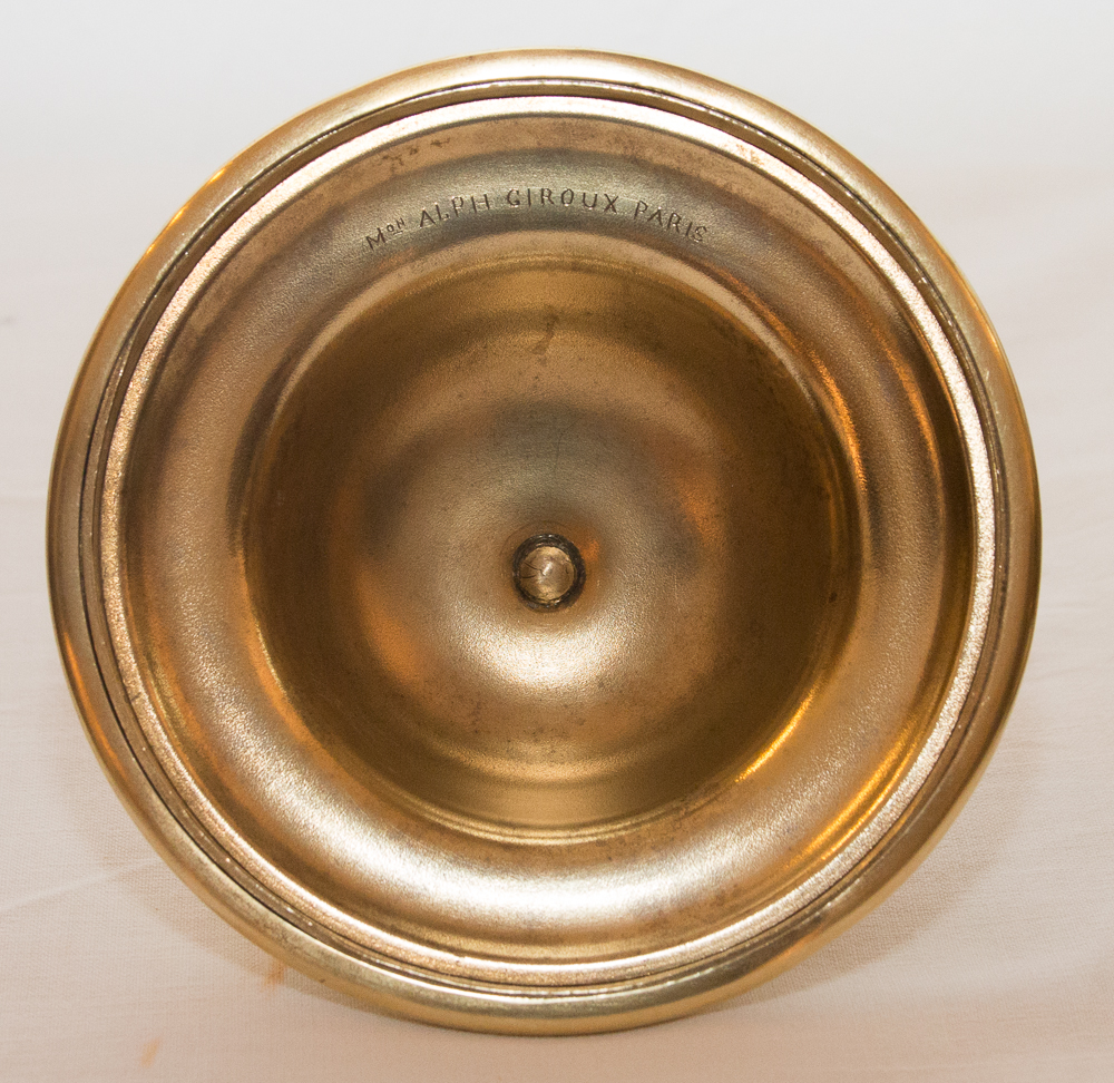 Coupe En Bronze Doré Signée "Maison Alphonse Giroux" 1870-photo-6