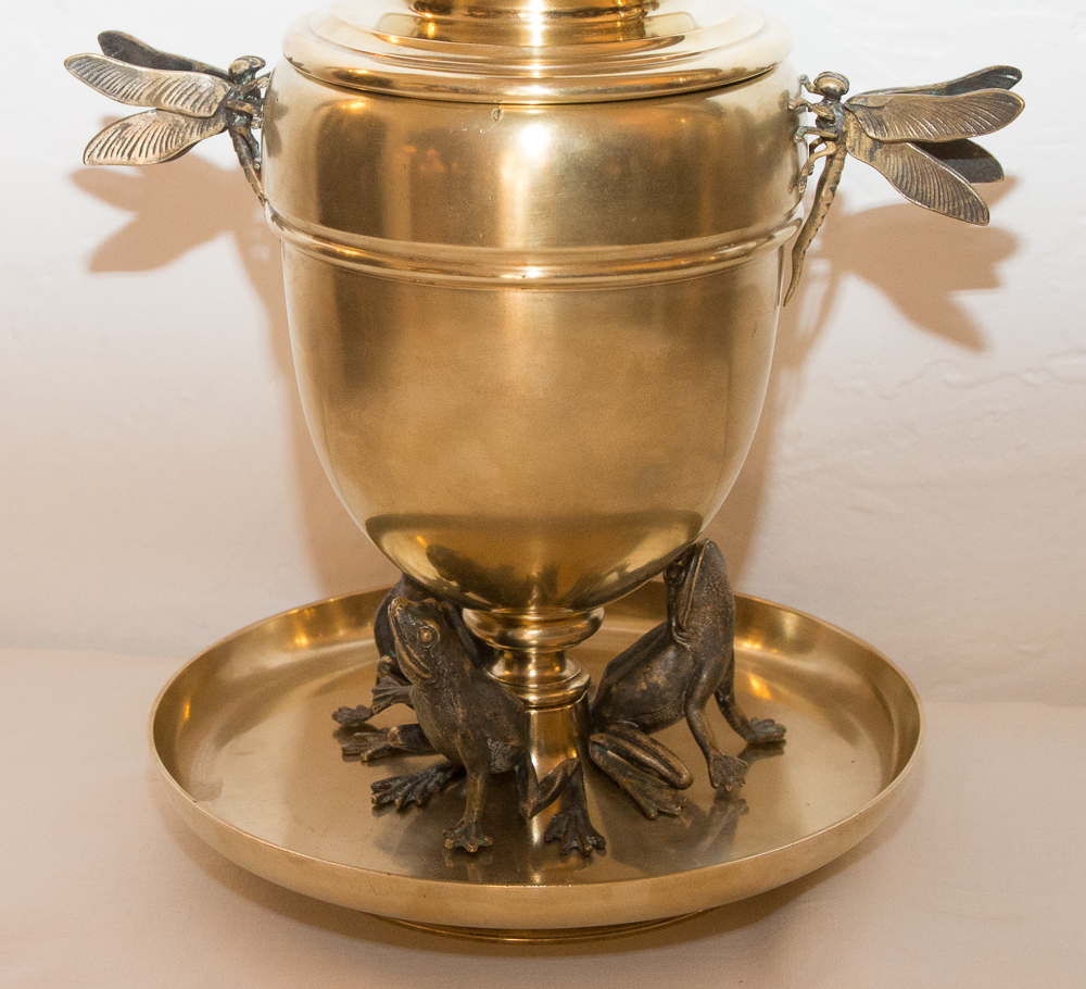 Coupe En Bronze Doré Signée "Maison Alphonse Giroux" 1870-photo-8