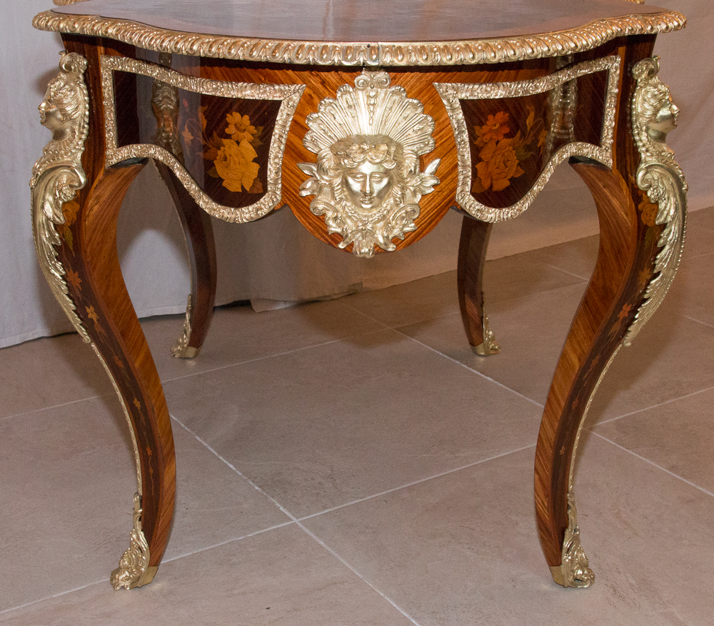 Middle Of Table Marquetry Napoleon III-photo-2