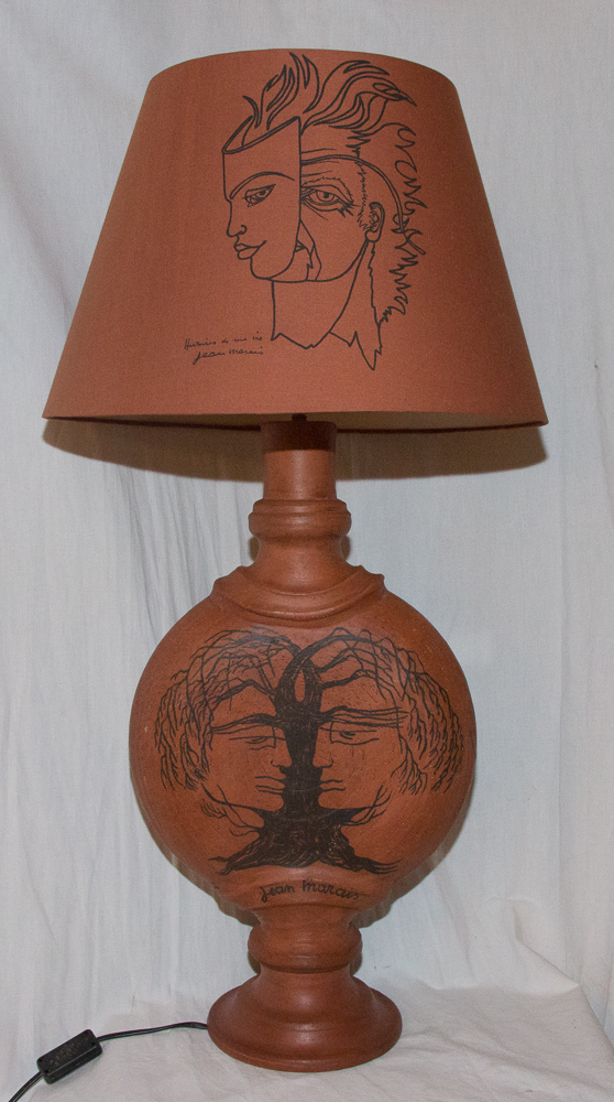 Lamp Signed Jean Marais 1913-1998