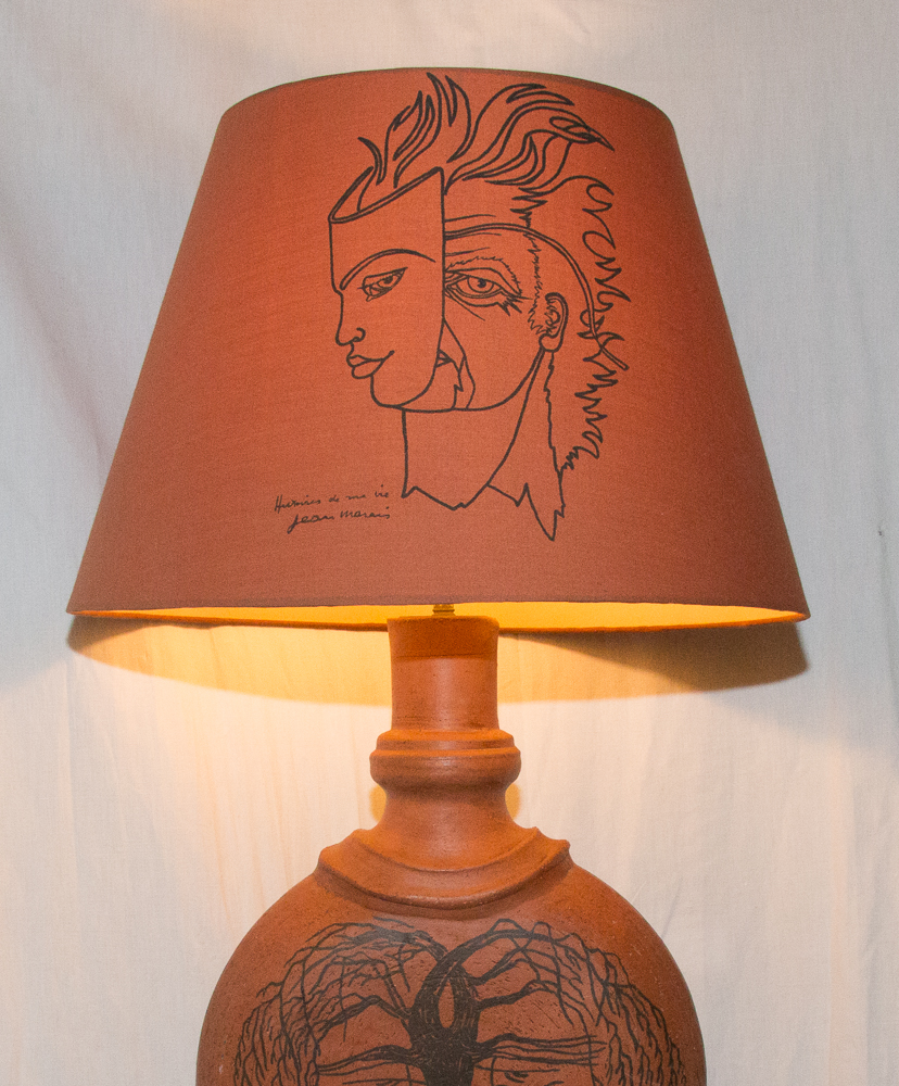 Lamp Signed Jean Marais 1913-1998-photo-7