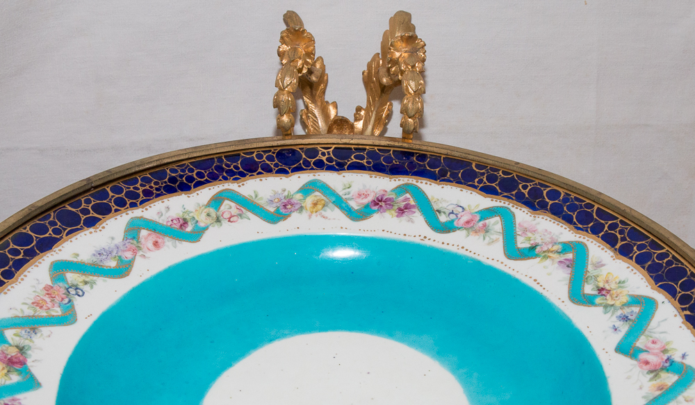 Large Porcelain Sèvre Cup Napoleon III Period-photo-4