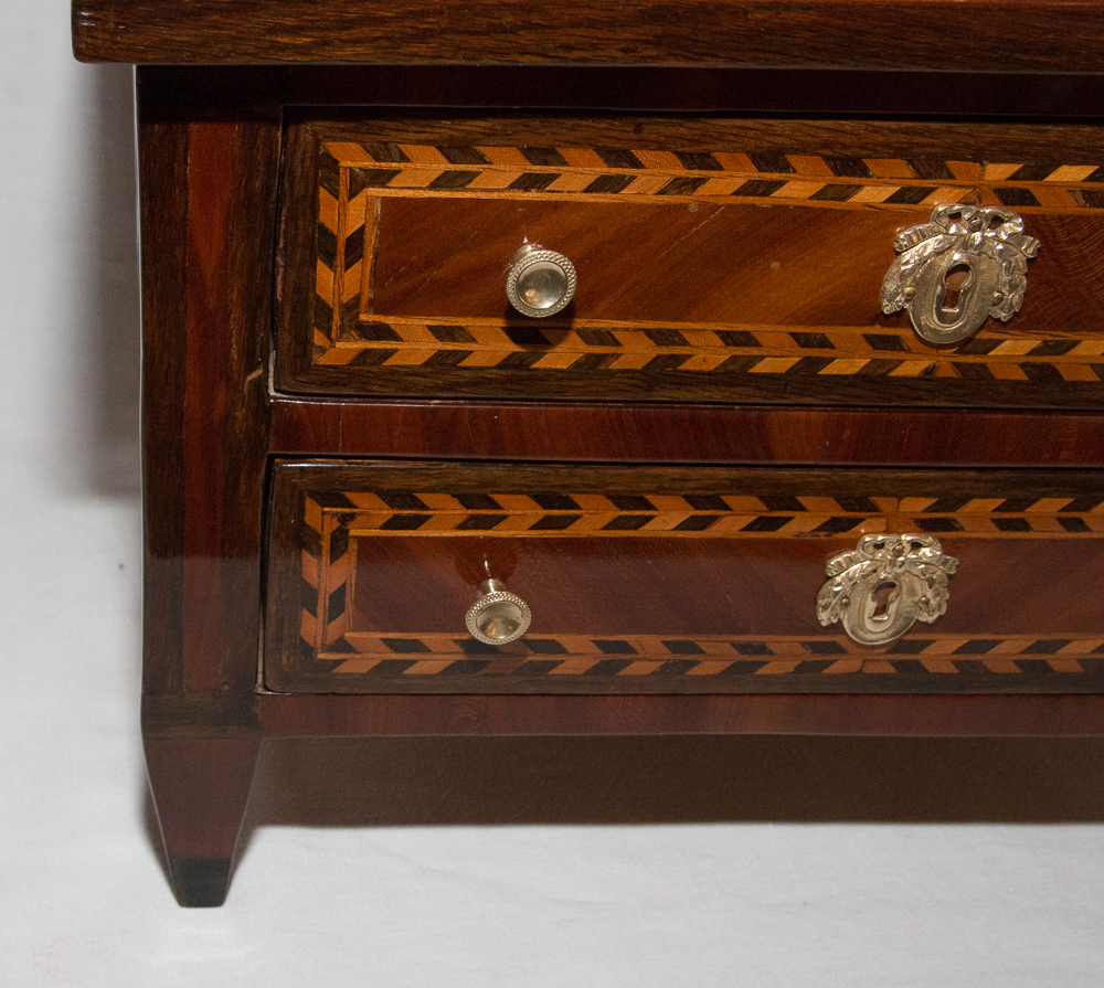 Commode De Maîtrise  En Marqueterie époque Louis XVI-photo-3