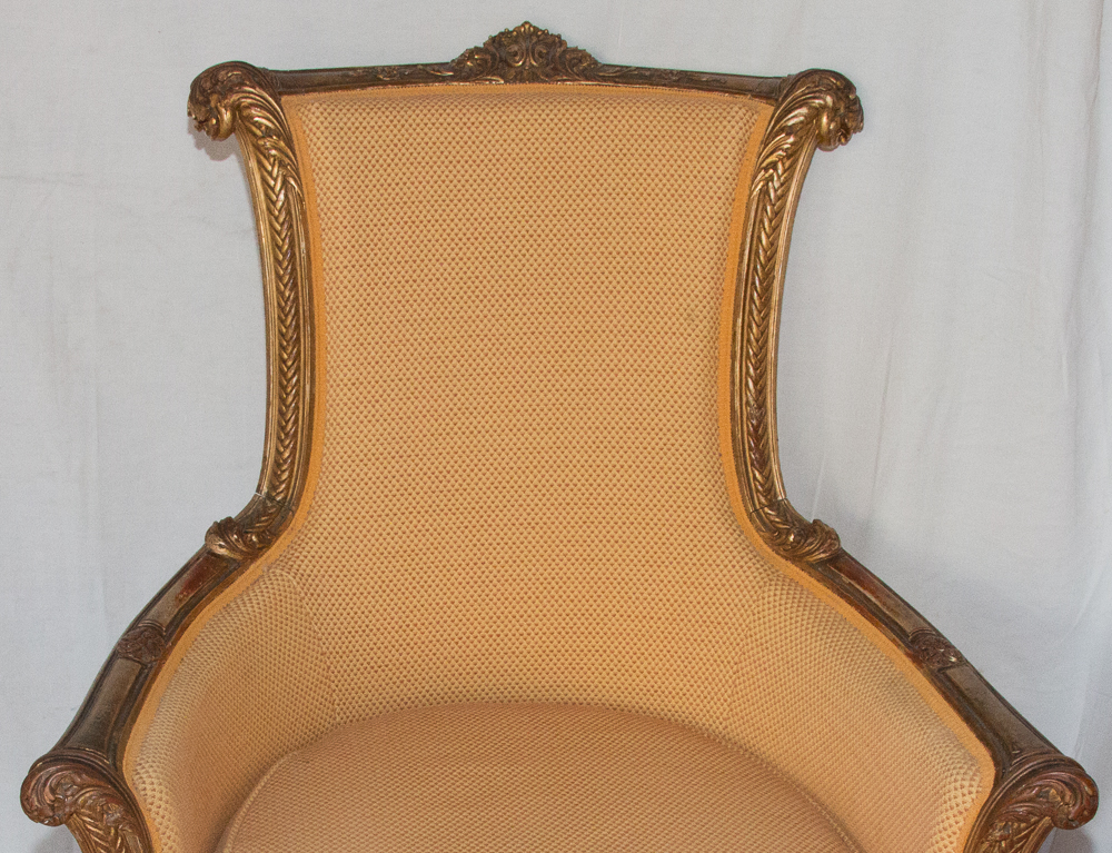 Grande Bergère Style Louis XVI Circa 1860-photo-2