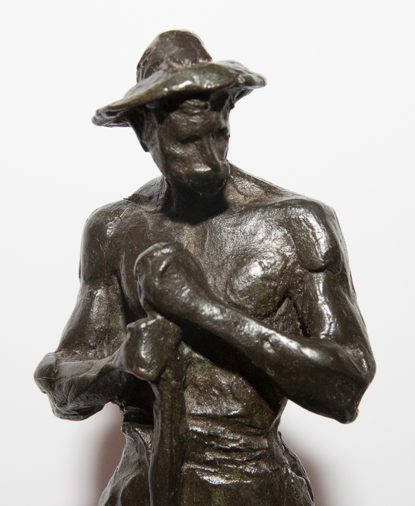 Le Terrassier En Bronze Signé Dalou 1838-1902 -photo-2