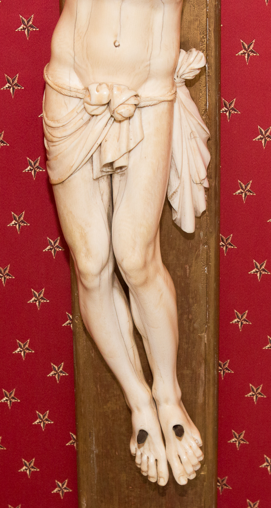 Grand Christ Ivory Regency Period Early Eighteenth Century-photo-4