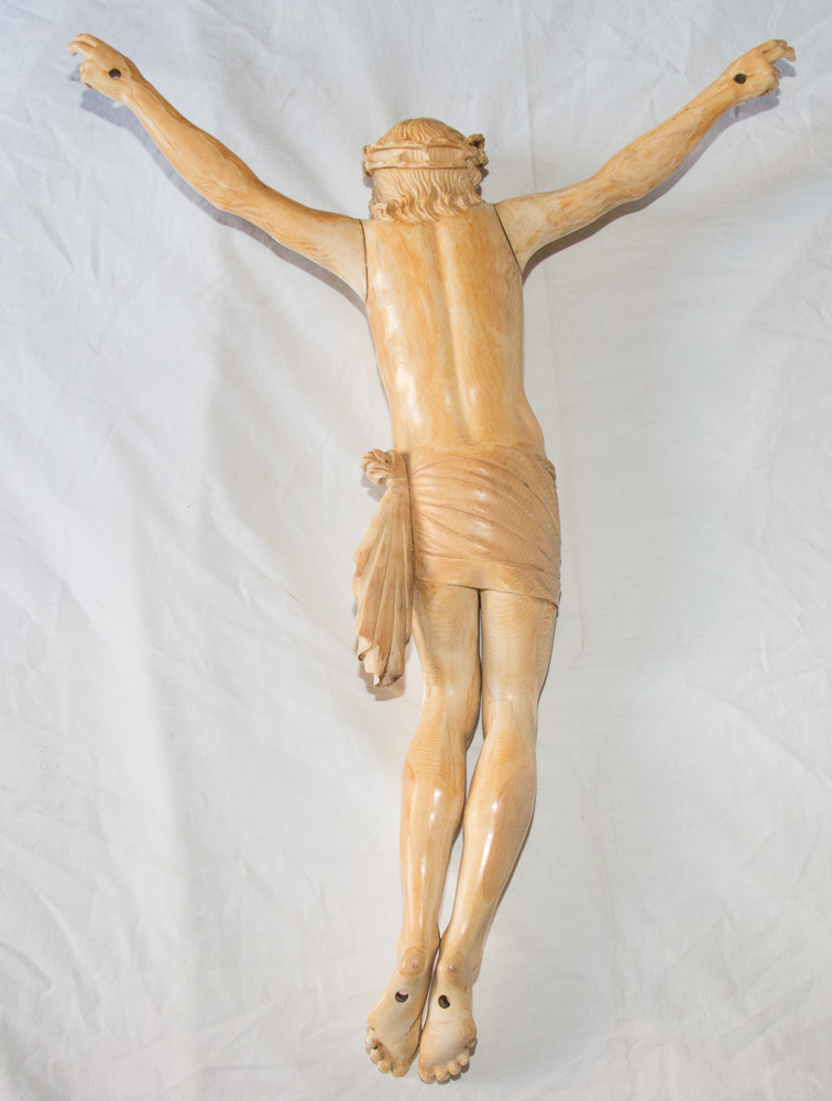 Grand Christ Ivory Regency Period Early Eighteenth Century-photo-6