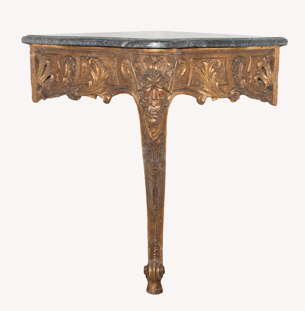 Angle Console Carved And Gilded Louis XV-photo-1