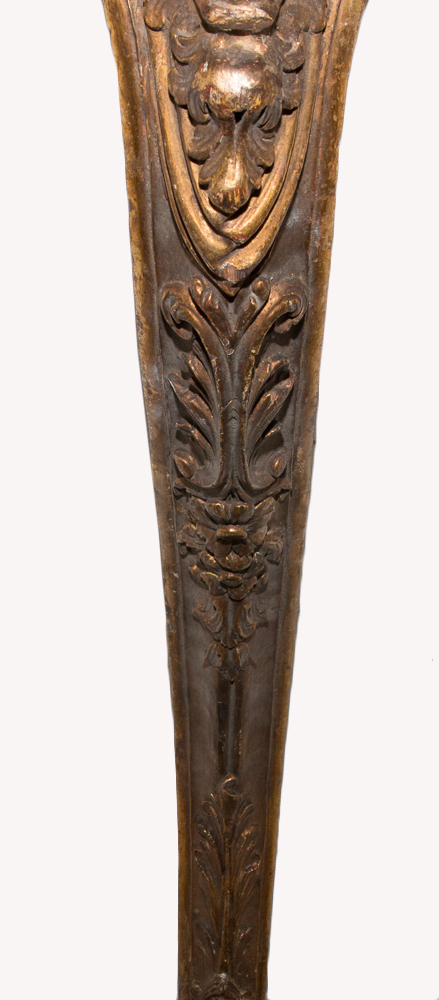 Console d'Angle En Bois Sculpté Et Doré époque Louis XV-photo-5