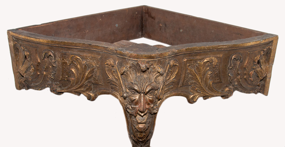 Angle Console Carved And Gilded Louis XV-photo-8