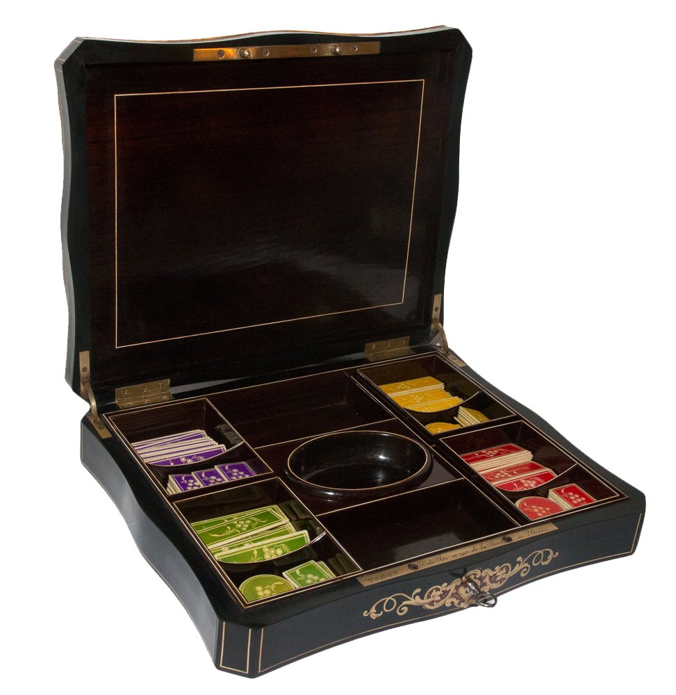 Coffret à Jeux De La Maison Tahan, époque Napoléon III-photo-2