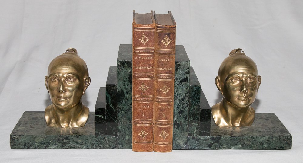 Bookends Signed Jamar Art Deco Period