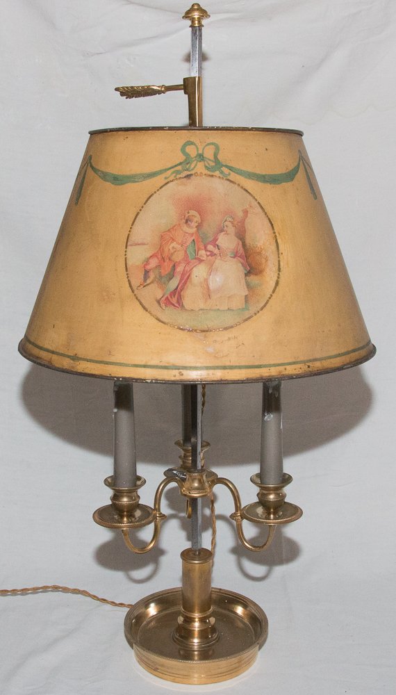 Louis XVI Style Hot Water Bottle Lamp Circa 1860