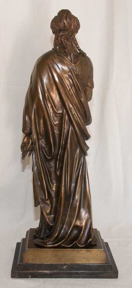 Bronze La Liseuse  L Grégoire 1840-1890-photo-3