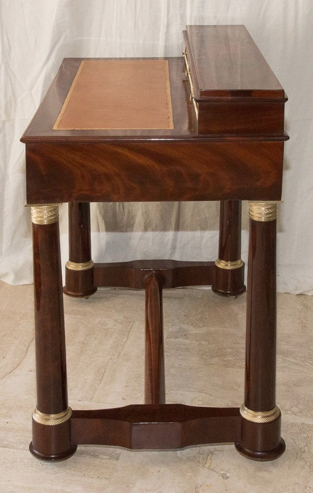 Empire Mahogany Tiered Desk-photo-3