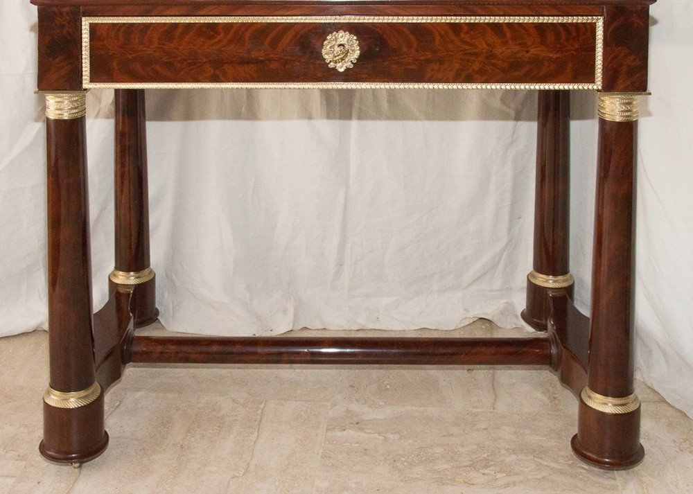 Empire Mahogany Tiered Desk-photo-6