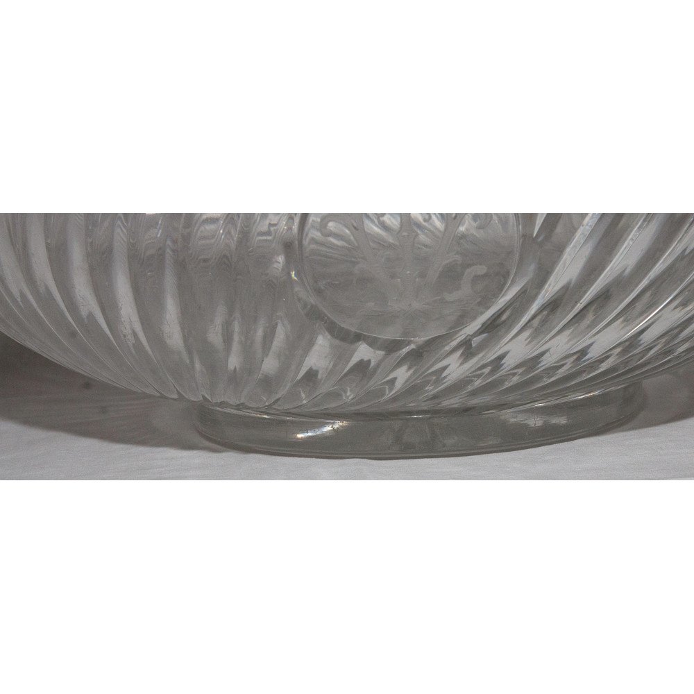  Grande Coupe Baccarat Et Argent Massif Fin XIXe-photo-1