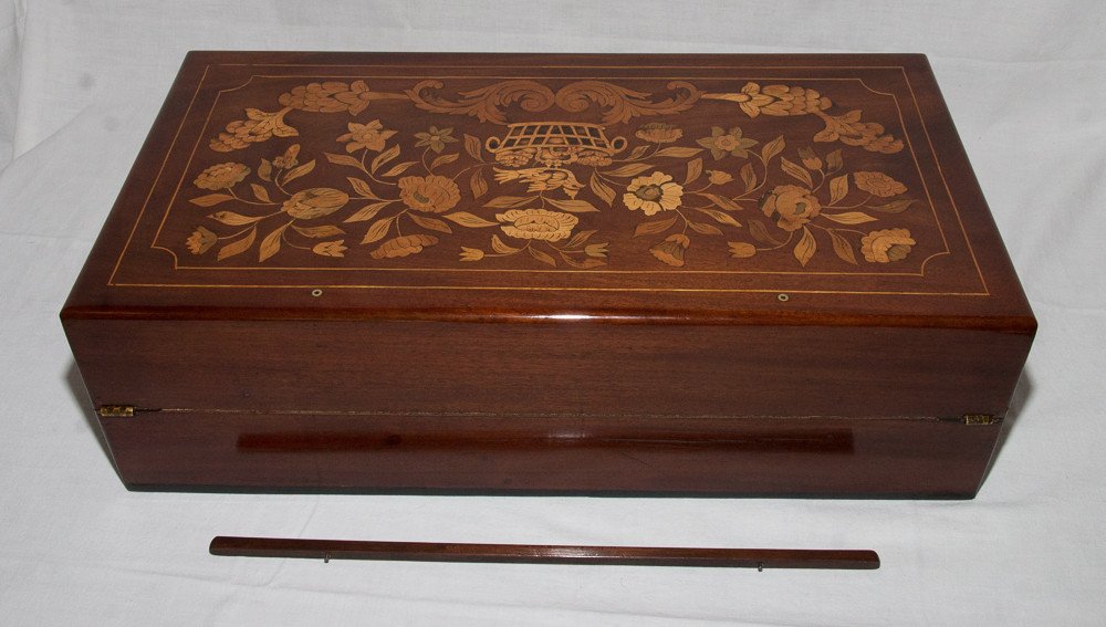 Coffret écritoire Hollandais De Voyage  époque XVIIIe Siècle-photo-2
