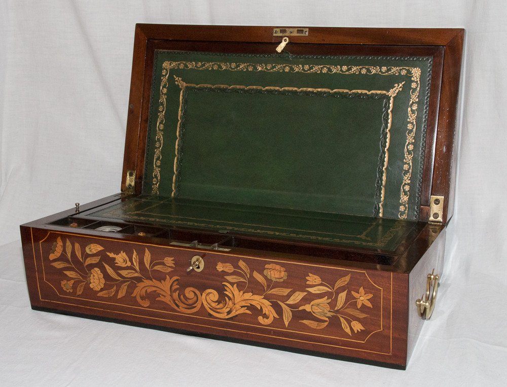 Coffret écritoire Hollandais De Voyage  époque XVIIIe Siècle-photo-7