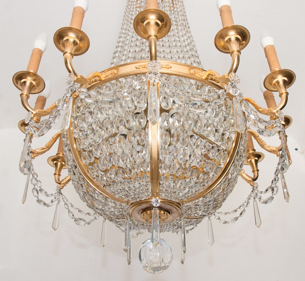 Late 19th Century Hot Air Balloon Chandelier-photo-2