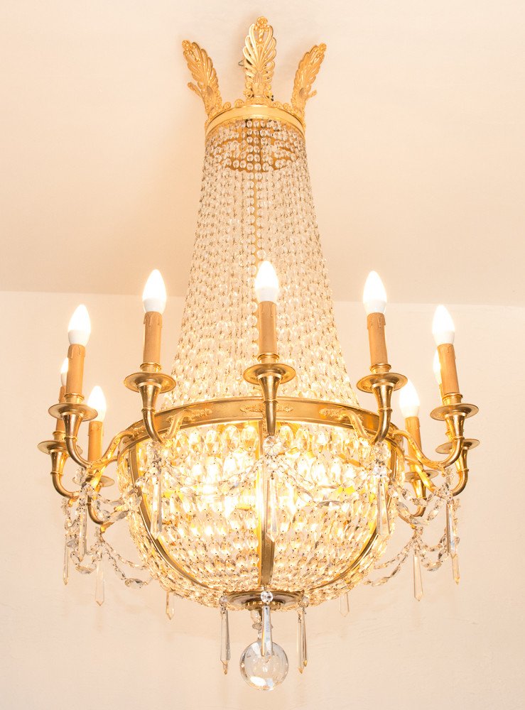 Late 19th Century Hot Air Balloon Chandelier-photo-4