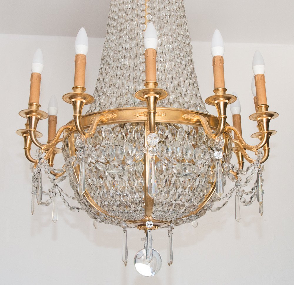 Late 19th Century Hot Air Balloon Chandelier-photo-4