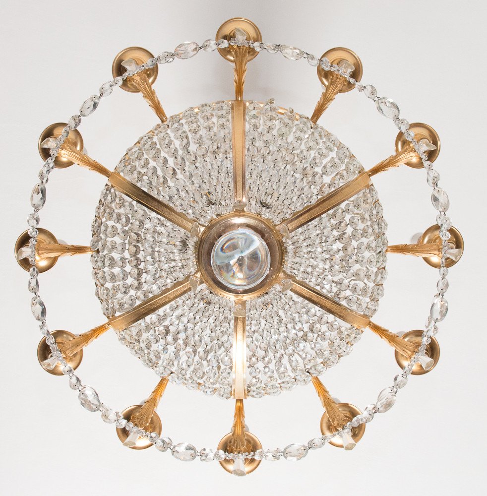 Late 19th Century Hot Air Balloon Chandelier-photo-5