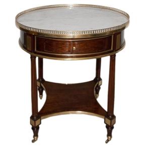 Table Bouillotte époque XVIII estampillée Pierre Garnier  