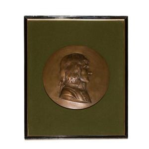 Bronze Medallion Of General Bonaparte Boizot Nineteenth