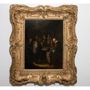 17th Century Flemish School Tavern Scene