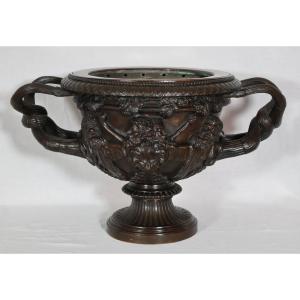 Bronze Cup Said Warwick Vase H Luppens 19th Century