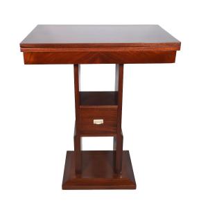 Art Deco Mahogany Game Table