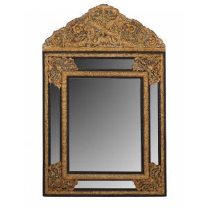 Miroir de style Louis XIV à parcloses  circa 1870