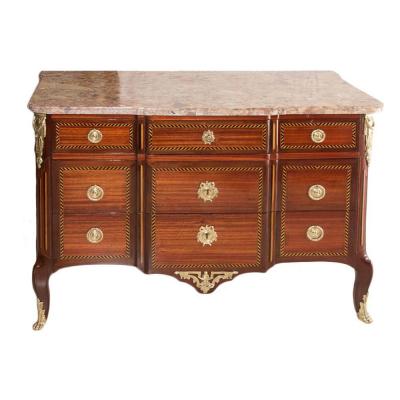 Transition Period Marquetry Commode