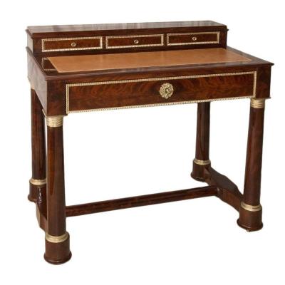 Empire Mahogany Tiered Desk