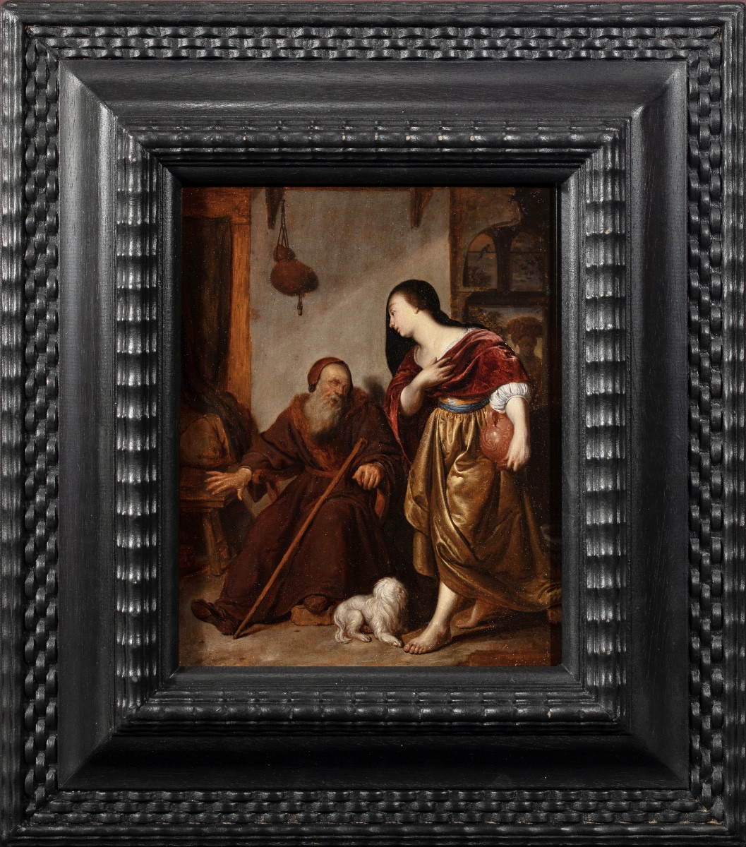 Jeroboam's Wife And The Prophet Ahijah, Follower Of Van Mieris 