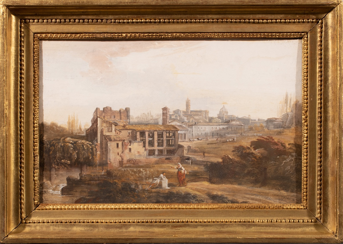 View Of Rome From The Circo Massimo, Italy 18th Century