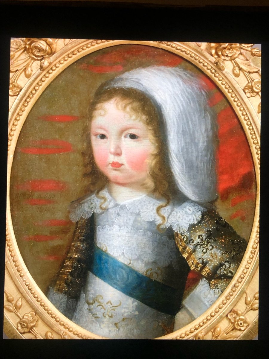 Portrait de Louis XIV enfant , 1643 , attribué aux Beaubrun 