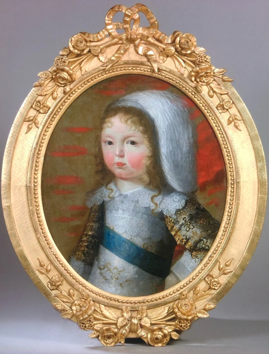 Portrait de Louis XIV enfant , 1643 , attribué aux Beaubrun 