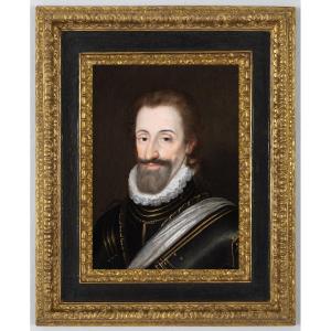 Portrait d’Henri IV vers 1590 , Atelier de François Bunel le Jeune fin 16è