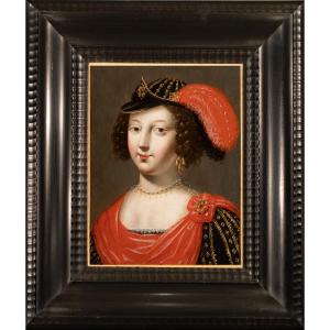 Portrait d’une aristocrate , début du 17 è siècle par Jean Ducayer